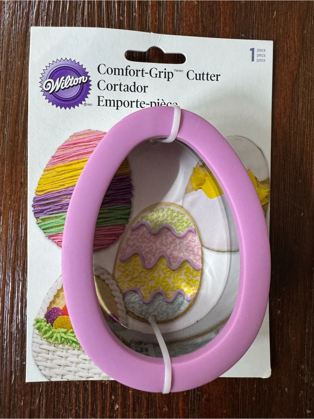 Set of 2 Wilton Easter Bunny & Egg Comfort-Grip Cutter Cake Cookie Decorating
